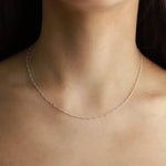 1948-Figaro Chain Necklace I Small-Necklaces-Blue Ruby Jewellery-Vancouver Canada