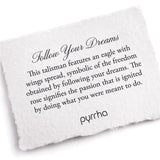 Follow Your Dreams Talisman-Oxidized Sterling Silver-Blue Ruby Jewellery-Vancouver Canada