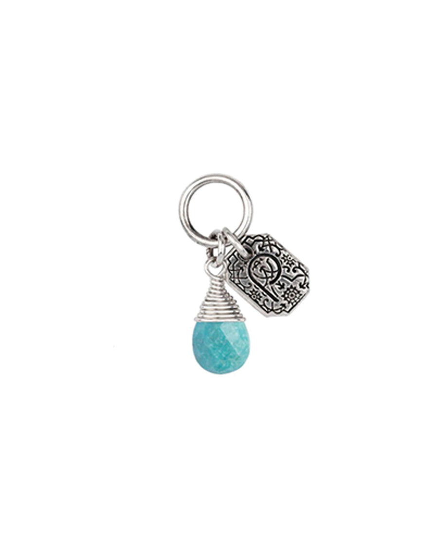 Pyrrha-Friendship Signature Attraction Charm-Necklaces-Sterling Silver, Turquoise-Blue Ruby Jewellery-Vancouver Canada