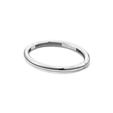 Jenny Bird-Gia Bangle-Bracelets-Silver Plated-Blue Ruby Jewellery-Vancouver Canada