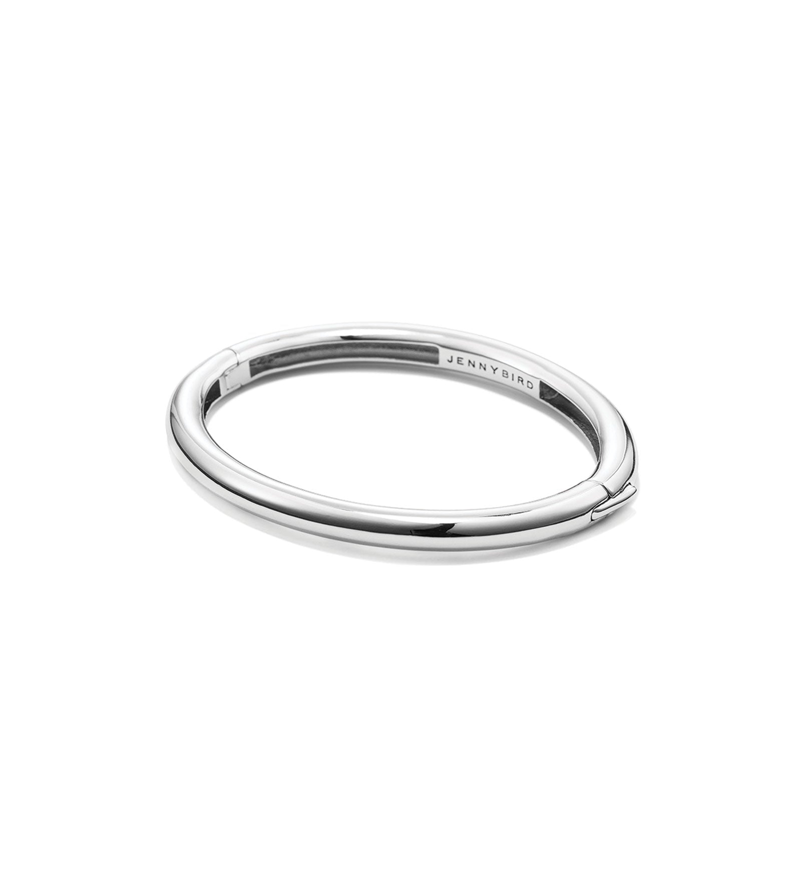 Jenny Bird-Gia Bangle-Bracelets-Silver Plated-Blue Ruby Jewellery-Vancouver Canada