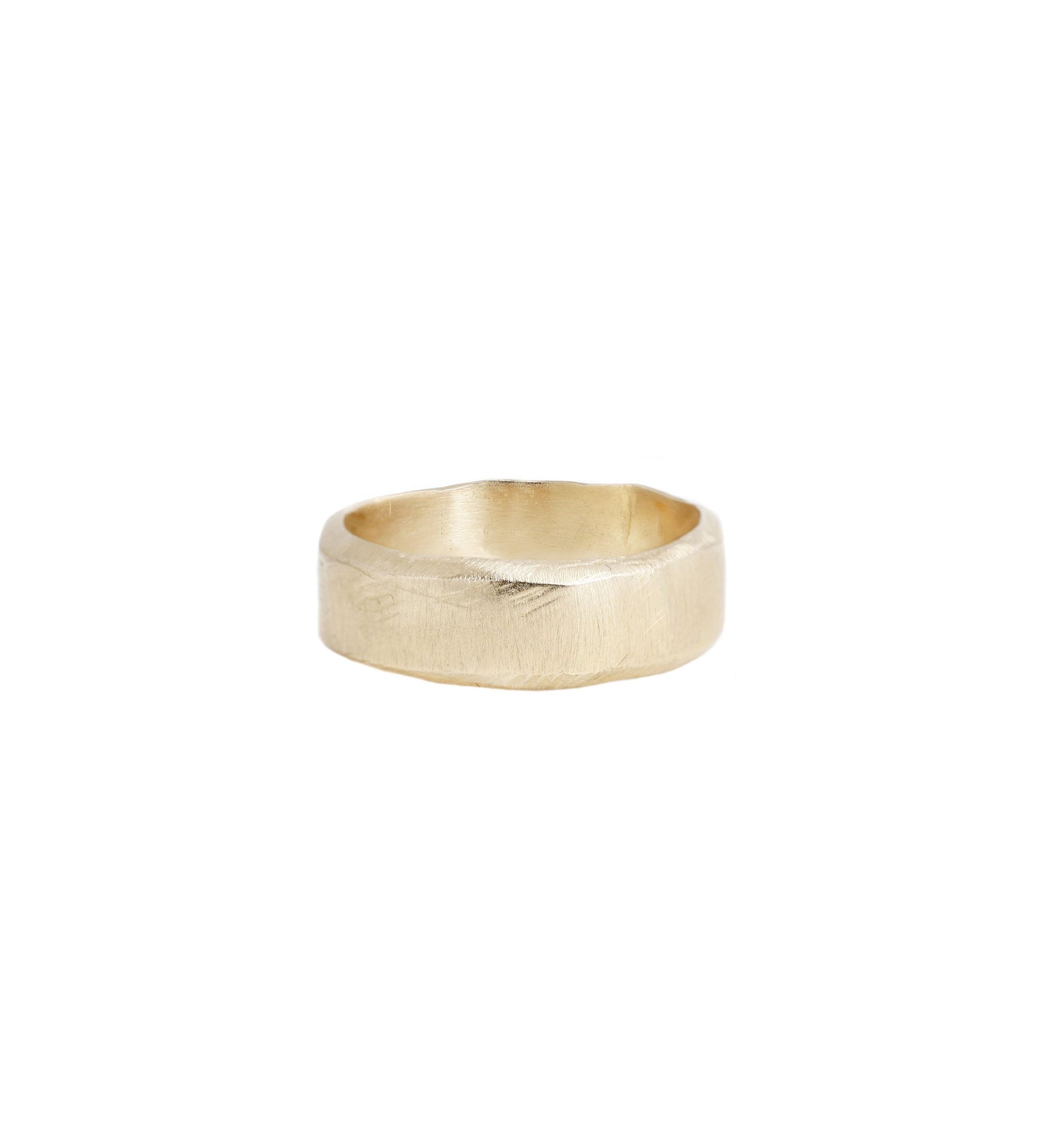 Adeline-Gold Beveled Band-Rings-Blue Ruby Jewellery-Vancouver Canada