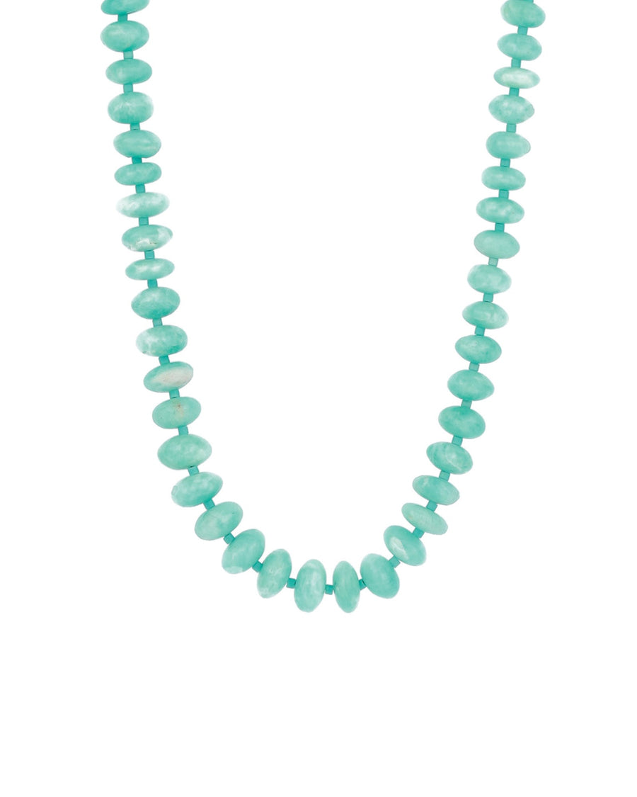 Gem Jar-Gradual Amazonite Miyuki Stone Necklace-Necklaces-14k Gold Filled, Amazonite-Blue Ruby Jewellery-Vancouver Canada