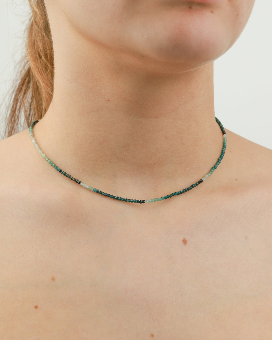 Gem Jar-Grandidierite Stone Necklace-Necklaces-14k Gold Filled, Grandidierite-Blue Ruby Jewellery-Vancouver Canada