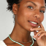 Gem Jar-Green Opal Stone Necklace-Necklaces-14k Gold Filled, Green Opal-Blue Ruby Jewellery-Vancouver Canada