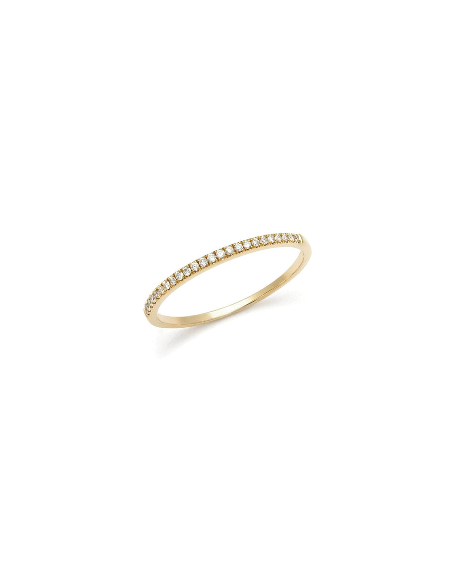 Quiet Icon-Half Eternity CZ Ring-Rings-14k Gold Vermeil, Cubic Zirconia-5-Blue Ruby Jewellery-Vancouver Canada