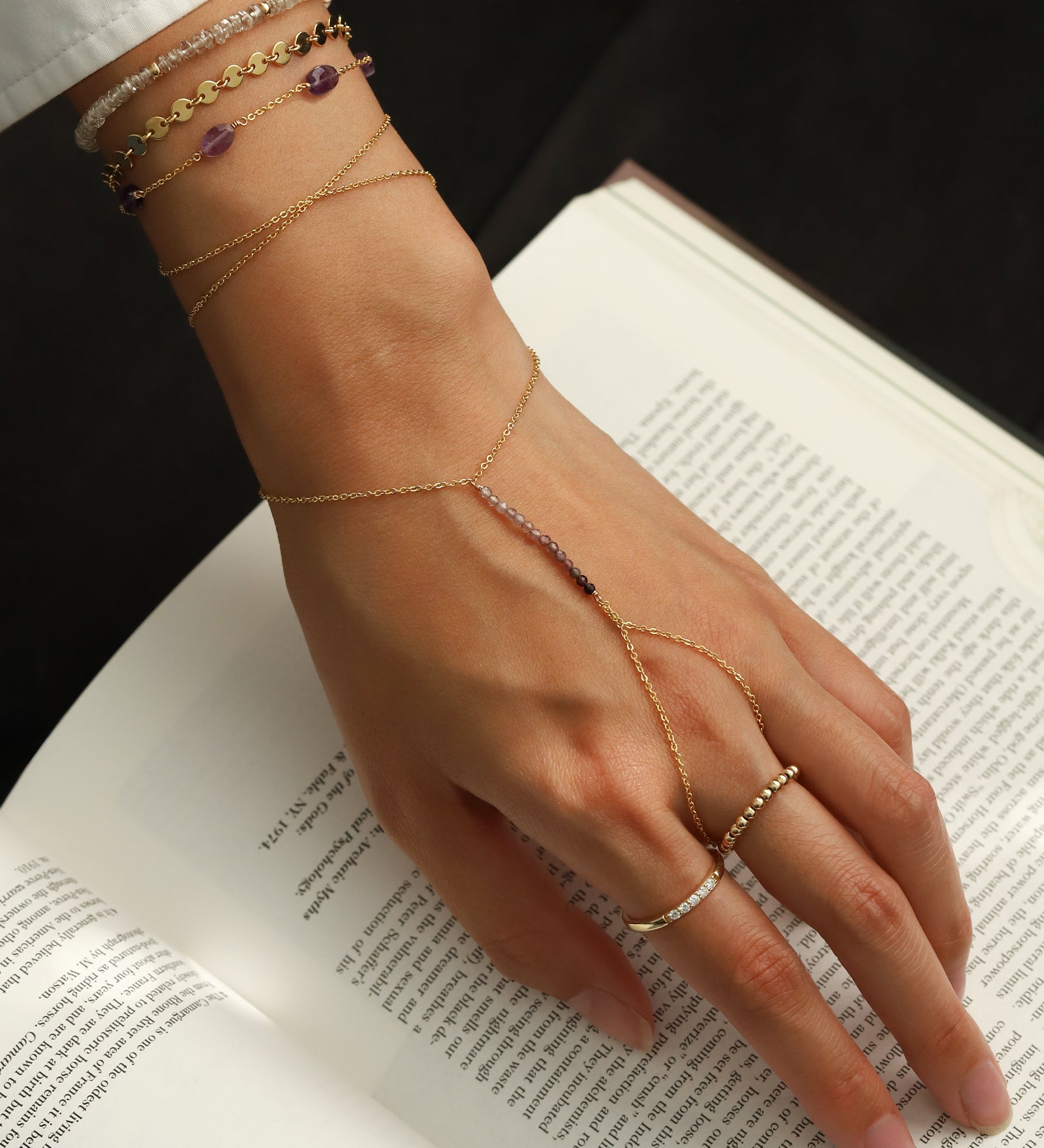 1948-Beaded Ring-Rings-Blue Ruby Jewellery-Vancouver Canada