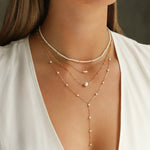 Poppy Rose-Three Pearl Necklace-Necklaces-Blue Ruby Jewellery-Vancouver Canada