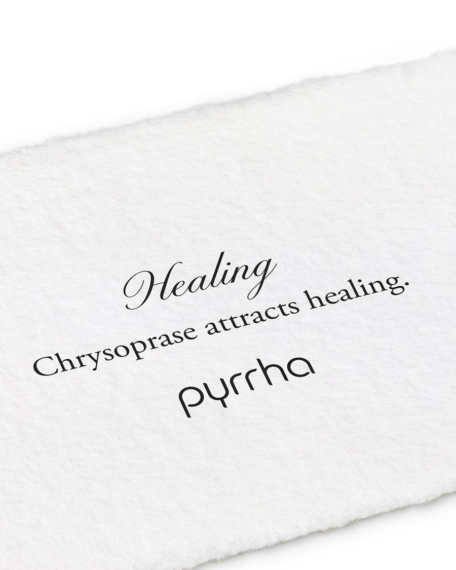 Pyrrha-Healing Signature Attraction Charm-Necklaces-Sterling Silver, Chrysoprase-Blue Ruby Jewellery-Vancouver Canada