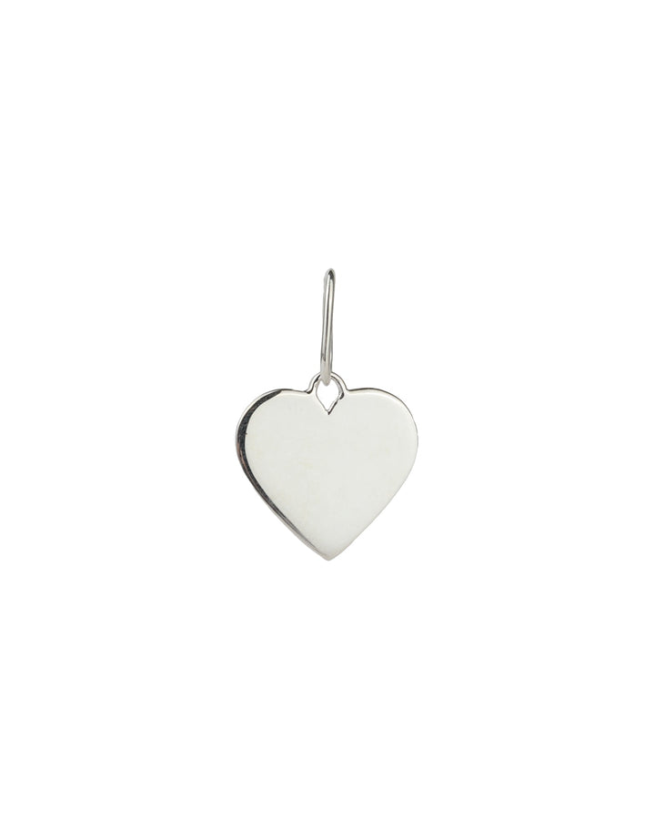 Tashi-Heart Charm | 15mm-Necklaces-Sterling Silver-Blue Ruby Jewellery-Vancouver Canada