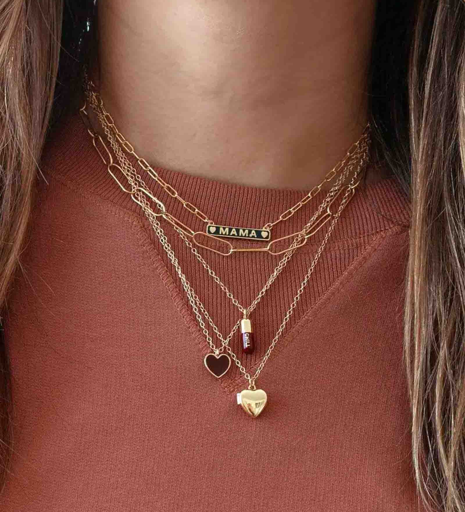 Kris Nations-Heart Locket-Necklaces-18k Gold Vermeil-Blue Ruby Jewellery-Vancouver Canada