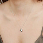 Kris Nations-Heart Locket-Necklaces-Sterling Silver-Blue Ruby Jewellery-Vancouver Canada