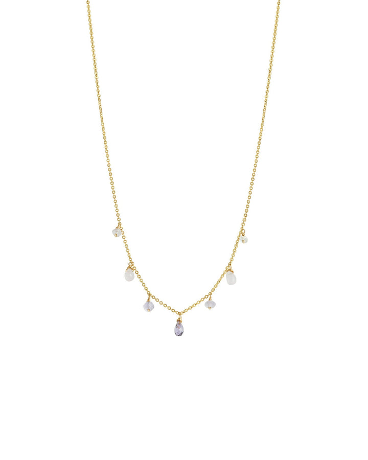 Poppy Rose-Helena Necklace-Necklaces-14k Gold-fill, Amethyst, Rose Quartz, Pink Sapphire-Blue Ruby Jewellery-Vancouver Canada
