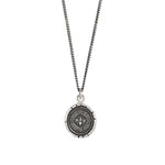 Honeybee Talisman-Oxidized Sterling Silver-Blue Ruby Jewellery-Vancouver Canada