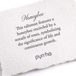 Pyrrha-Honeybee Necklace-Necklaces-Blue Ruby Jewellery-Vancouver Canada