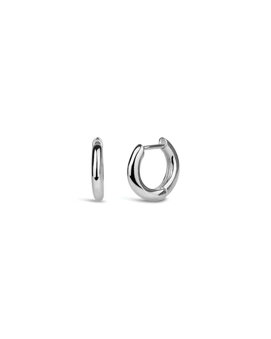Tashi-Huggie | 10mm-Earrings-Sterling Silver-Blue Ruby Jewellery-Vancouver Canada