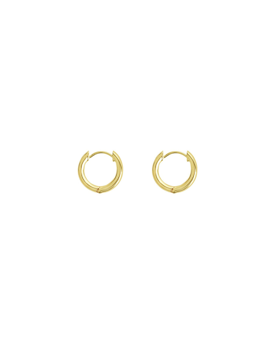 Tashi-Huggies I 15mm-Earrings-14k Gold Vermeil-Blue Ruby Jewellery-Vancouver Canada