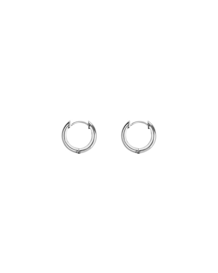 Tashi-Huggies I 15mm-Earrings-Sterling Silver-Blue Ruby Jewellery-Vancouver Canada