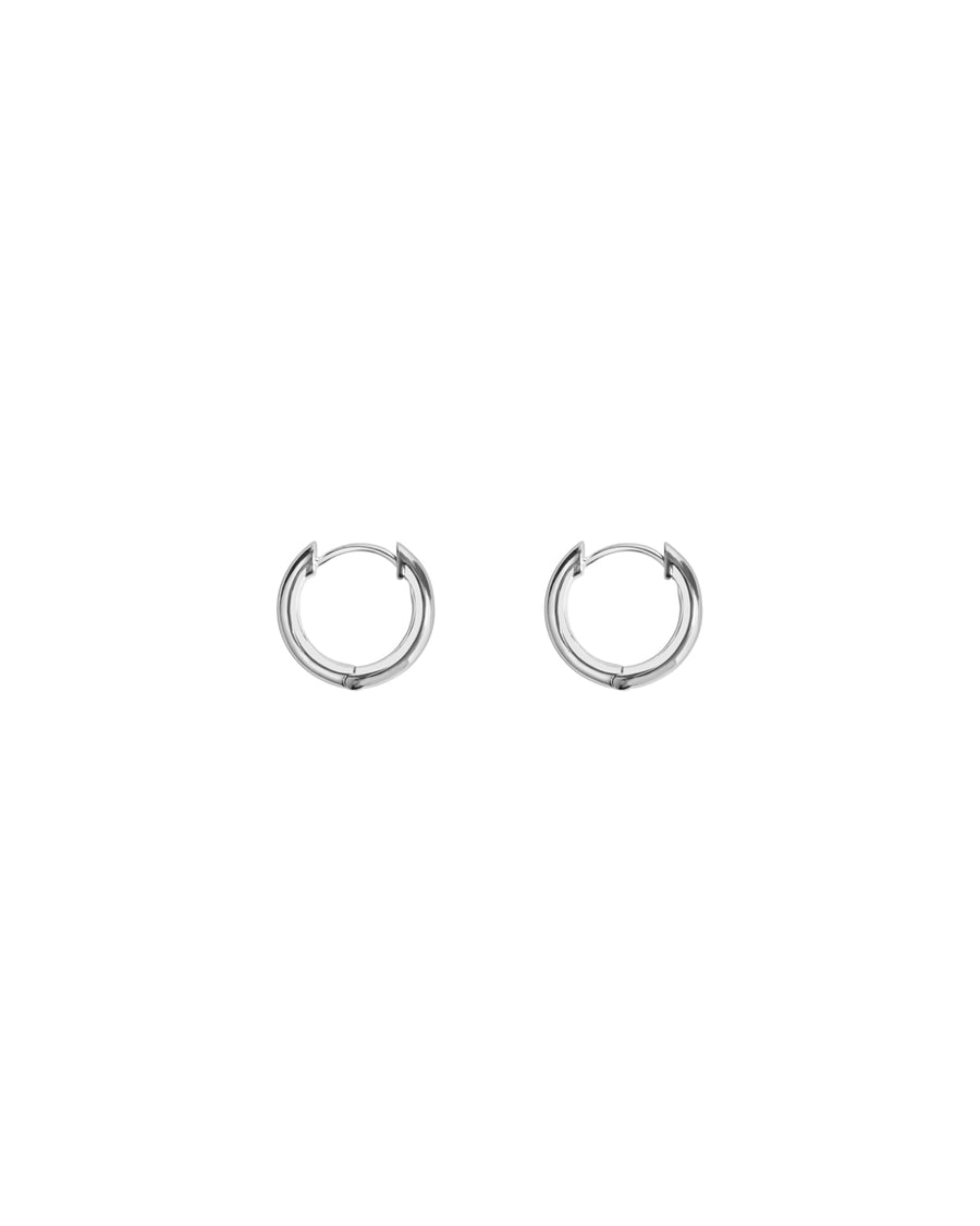 Tashi-Huggies I 15mm-Earrings-Sterling Silver-Blue Ruby Jewellery-Vancouver Canada