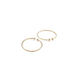 Jenny Bird-Icon Hoops | Medium-Earrings-14k Gold Plated-Blue Ruby Jewellery-Vancouver Canada