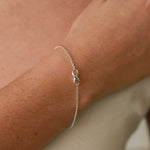 Tashi-Infinity Bracelet-Bracelets-Sterling Silver-Blue Ruby Jewellery-Vancouver Canada