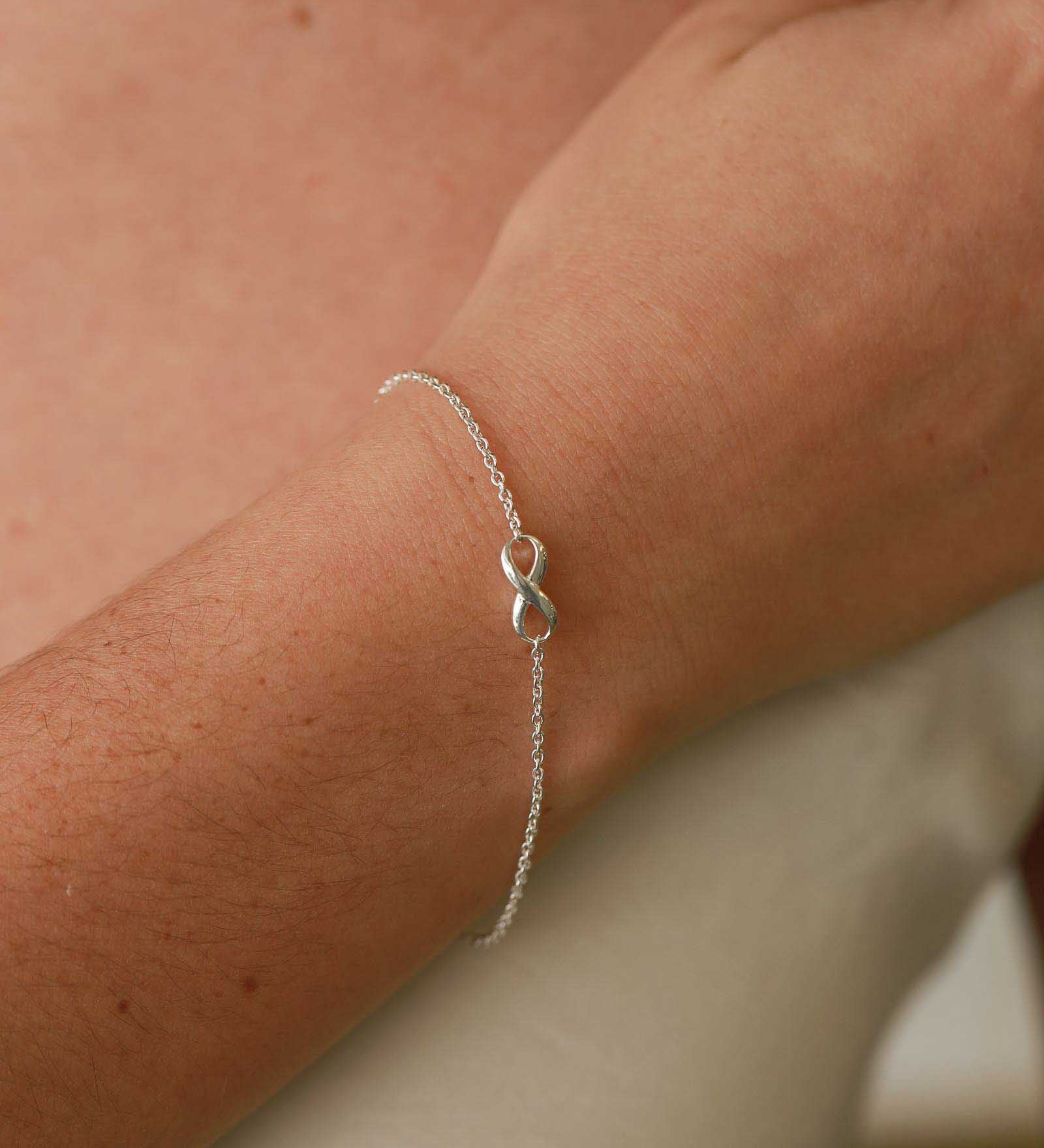 Tashi-Infinity Bracelet-Bracelets-Sterling Silver-Blue Ruby Jewellery-Vancouver Canada