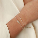 Tashi-Infinity Bracelet-Bracelets-Sterling Silver-Blue Ruby Jewellery-Vancouver Canada