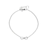 Tashi-Infinity Bracelet-Bracelets-Sterling Silver-Blue Ruby Jewellery-Vancouver Canada