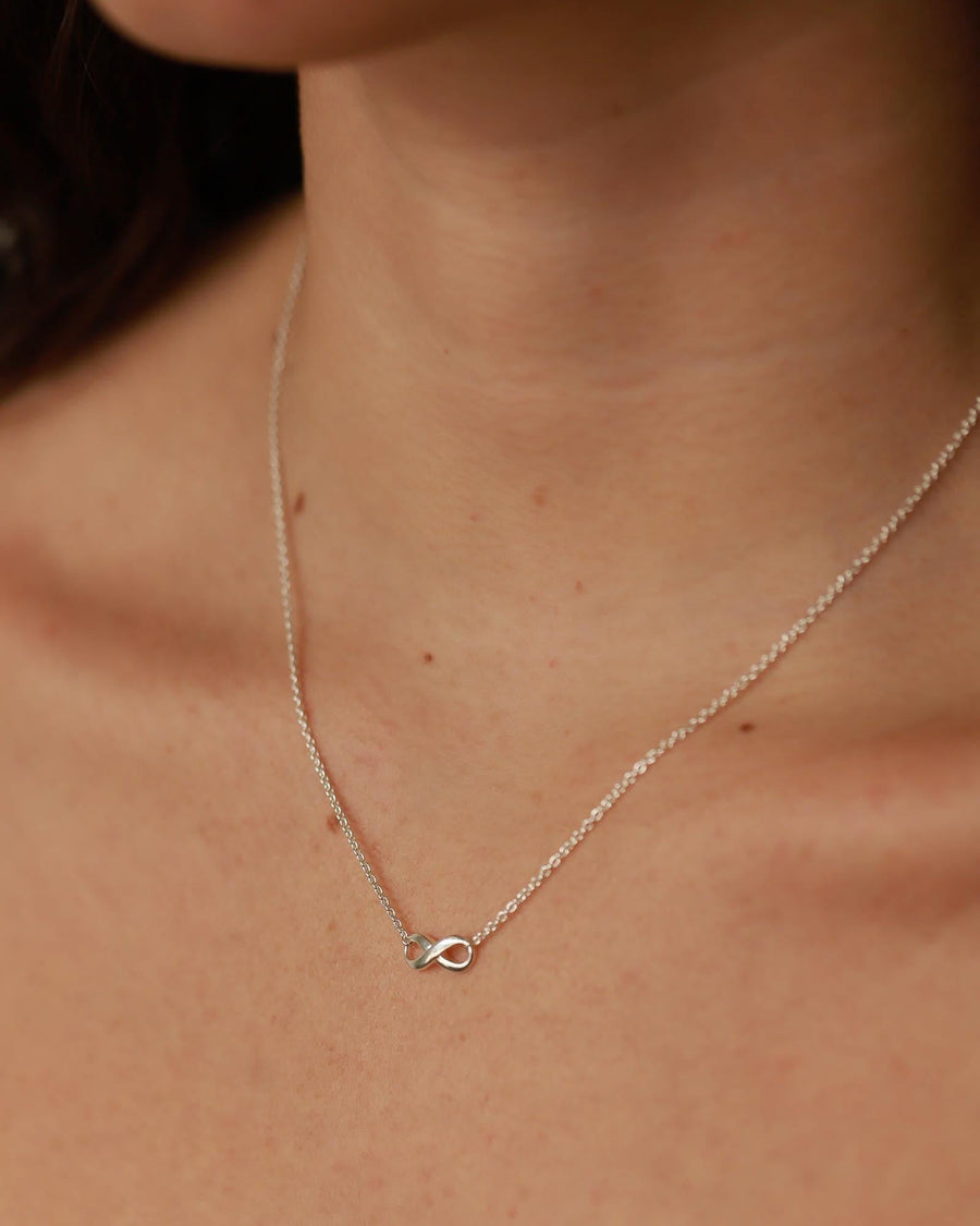 Tashi-Infinity Necklace-Necklaces-Sterling Silver-Blue Ruby Jewellery-Vancouver Canada