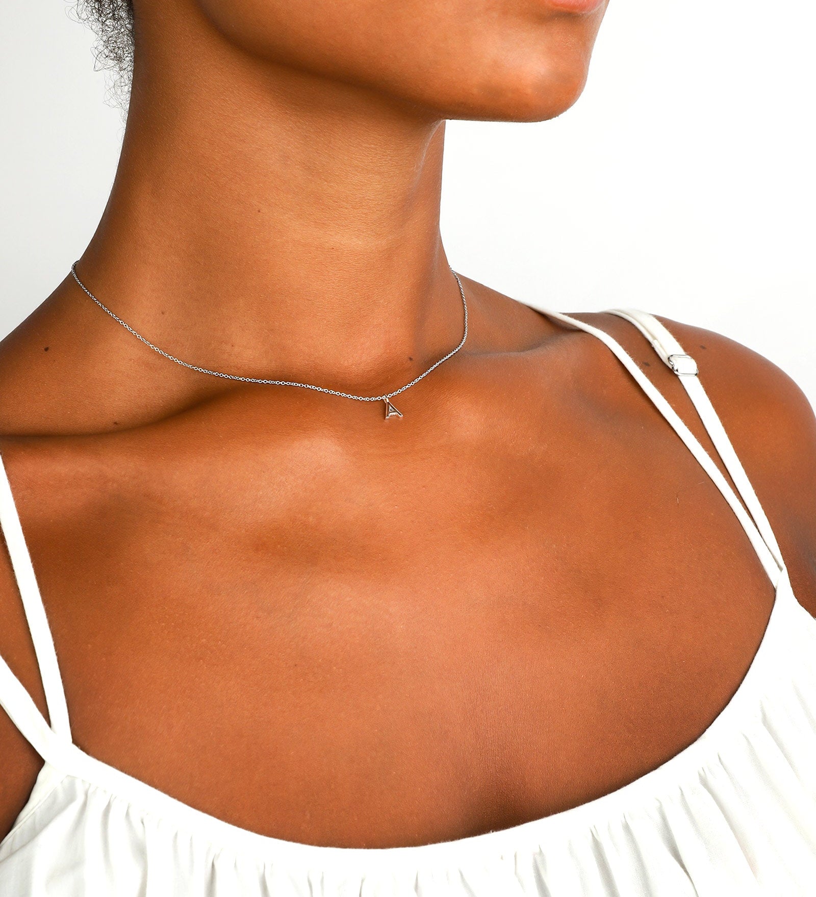 Quiet Icon-Initial Necklace-Necklaces-Blue Ruby Jewellery-Vancouver Canada