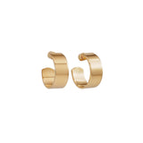 Martha Calvo-Iris Hoops | Small-Earrings-14k Gold Plated-Blue Ruby Jewellery-Vancouver Canada