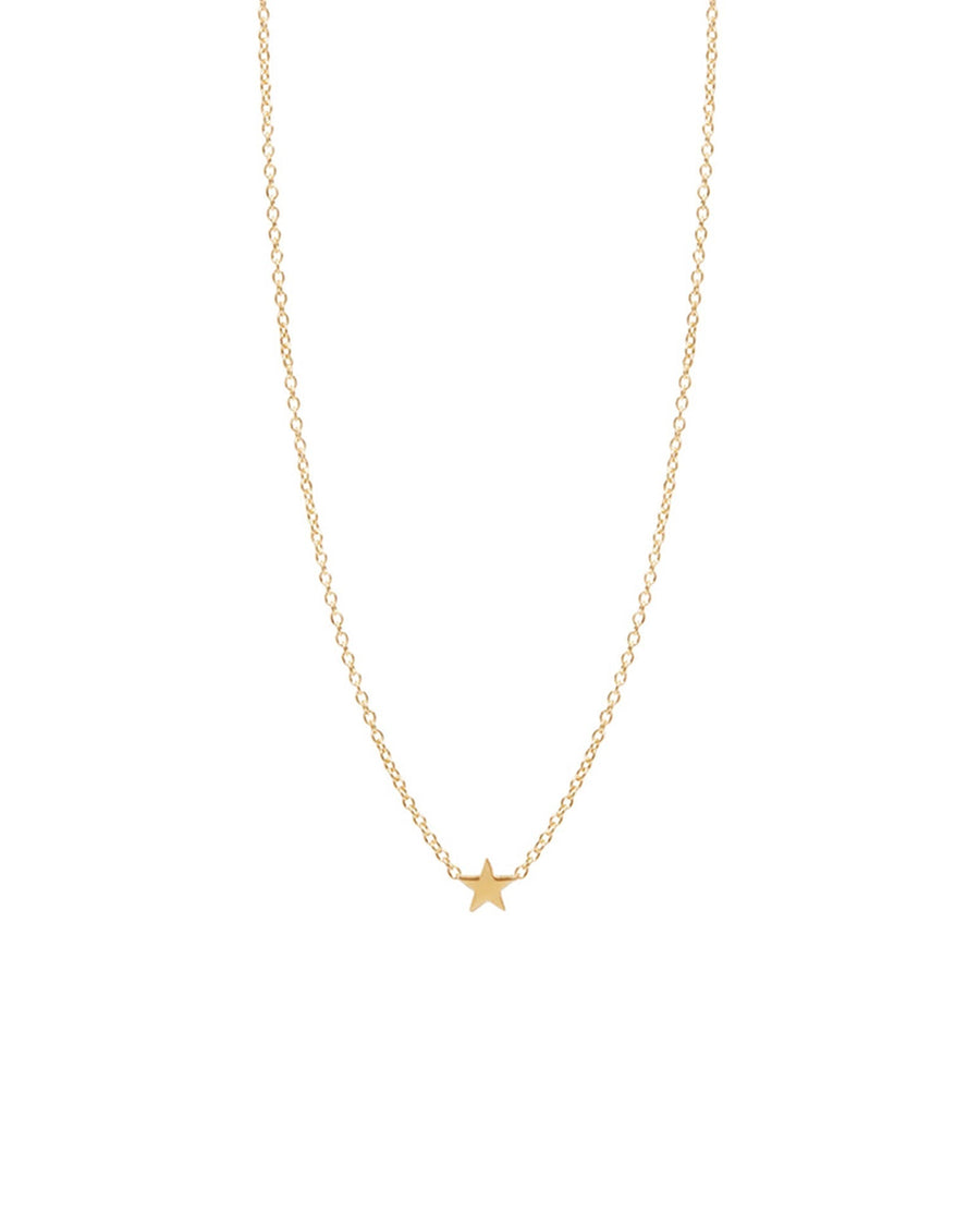 Zoe Chicco-Itty Bitty Star Necklace-Necklaces-14k Yellow Gold-Blue Ruby Jewellery-Vancouver Canada