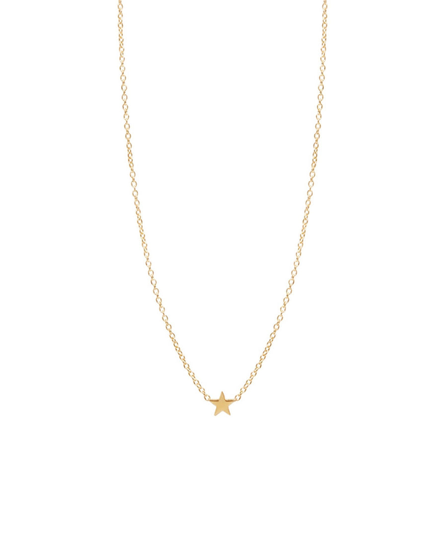 Zoe Chicco-Itty Bitty Star Necklace-Necklaces-14k Yellow Gold-Blue Ruby Jewellery-Vancouver Canada