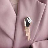 Wolf Circus-Bean Pearl Brooch-Accessories-Blue Ruby Jewellery-Vancouver Canada