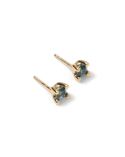 Wolf Circus Josie Studs 14k Gold Plated, Blue Topaz | Blue Ruby