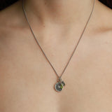 Joyful Talisman-Oxidized Sterling Silver-Blue Ruby Jewellery-Vancouver Canada