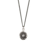 Joyful Talisman-Oxidized Sterling Silver-Blue Ruby Jewellery-Vancouver Canada