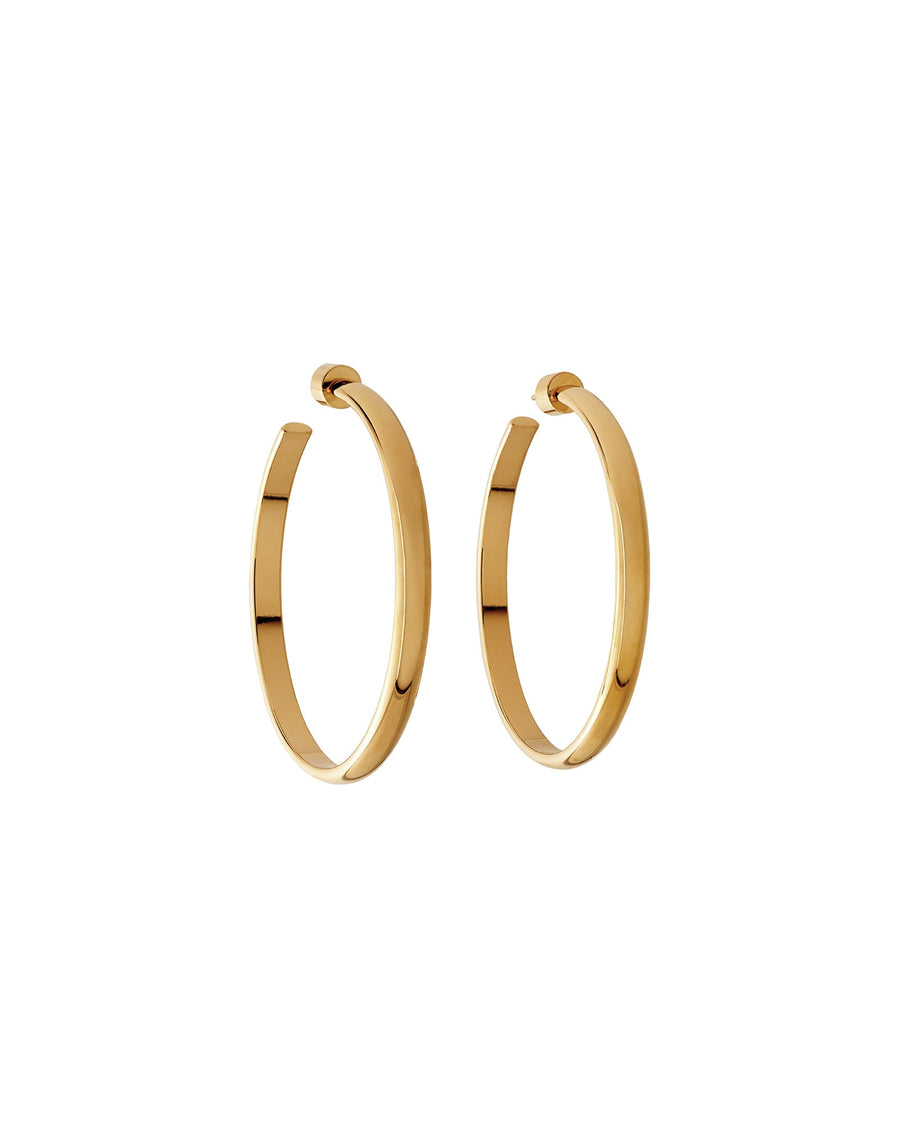 Martha Calvo-Khloe Hoops-Earrings-14k Gold Plated-Blue Ruby Jewellery-Vancouver Canada