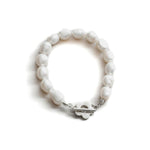Wolf Circus-Lola Pearl Bracelet-Bracelets-Sterling Silver, Freshwater Pearl-Blue Ruby Jewellery-Vancouver Canada