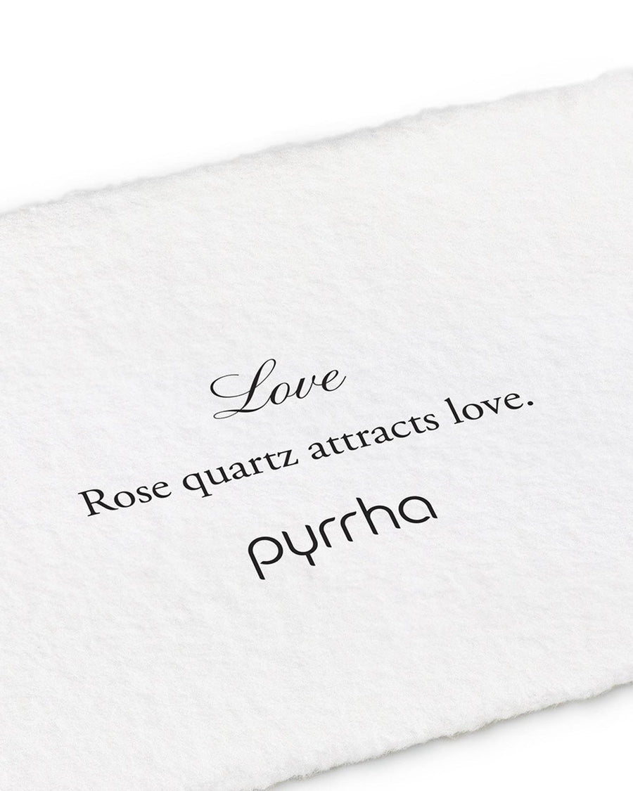 Pyrrha-Love Signature Attraction Charm-Necklaces-Oxidized Sterling Silver, Rose Quartz-Blue Ruby Jewellery-Vancouver Canada