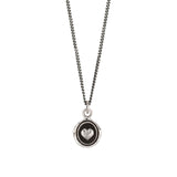 Loving Appreciation Talisman-Oxidized Sterling Silver-Blue Ruby Jewellery-Vancouver Canada