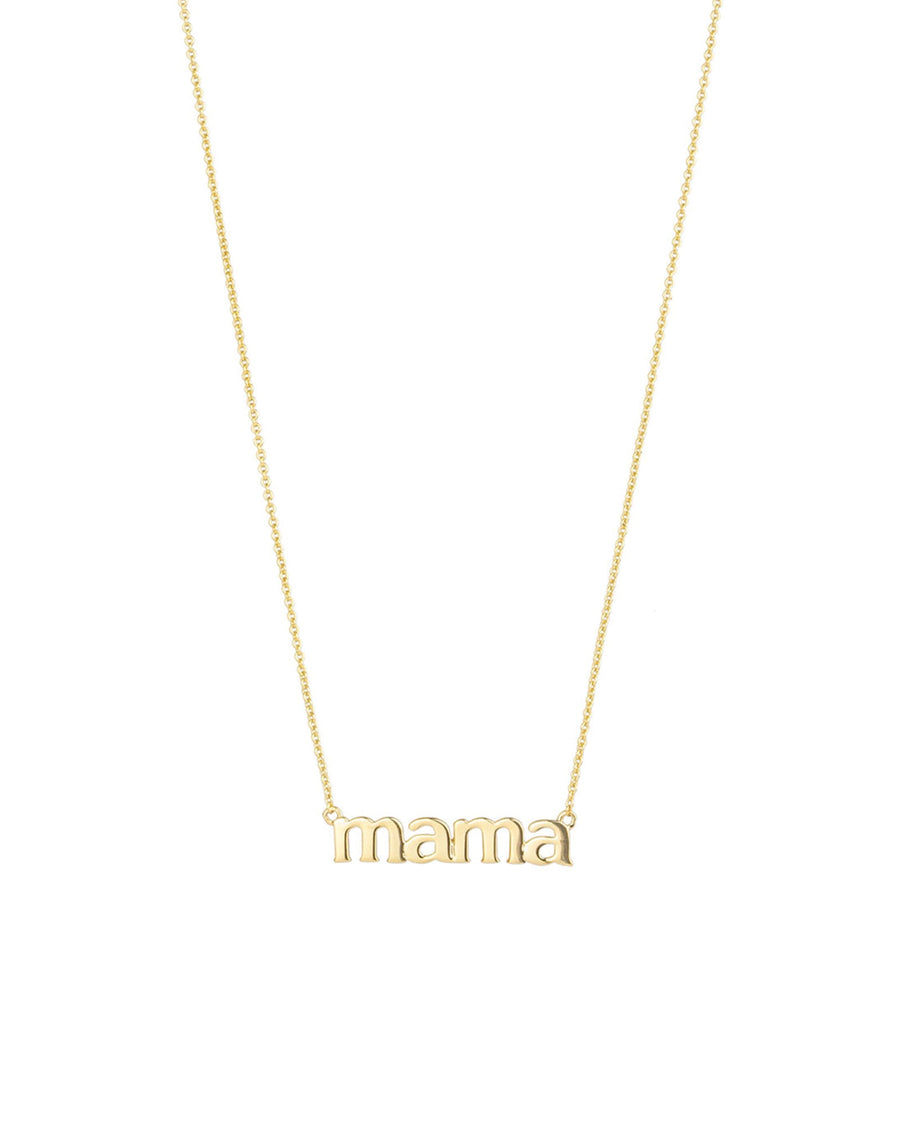 Quiet Icon-Lowercase Mama Necklace-Necklaces-14k Gold Vermeil-Blue Ruby Jewellery-Vancouver Canada