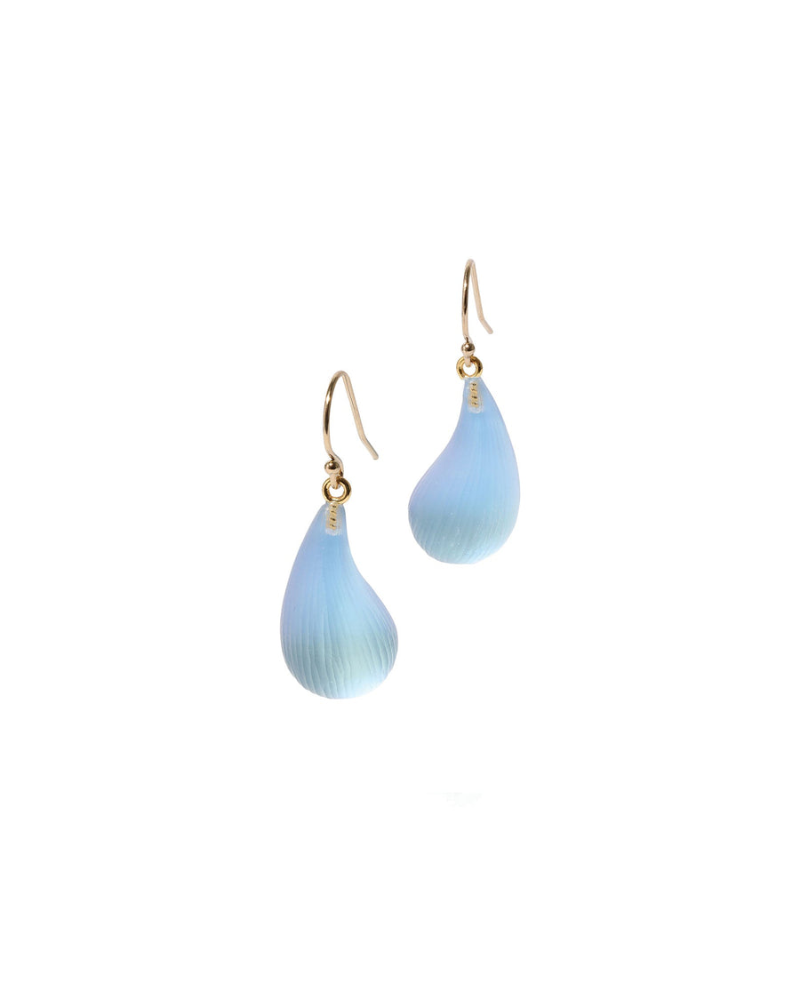 Alexis Bittar-Lucite Dewdrop Earrings-Earrings-14k Gold Vermeil, Opal Lucite-Blue Ruby Jewellery-Vancouver Canada