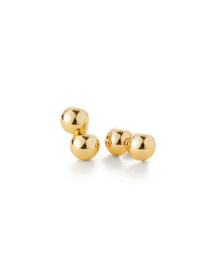 Jenny Bird-Lyra Ear Climbers-Earrings-14k Gold Plated-Blue Ruby Jewellery-Vancouver Canada