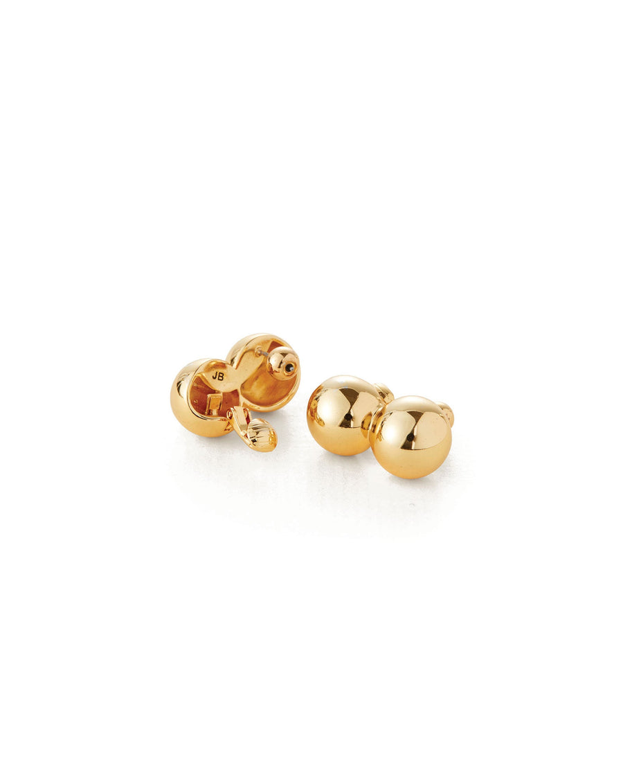Jenny Bird-Lyra Ear Climbers-Earrings-14k Gold Plated-Blue Ruby Jewellery-Vancouver Canada