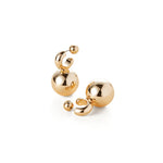 Jenny Bird-Lyra Earrings-Earrings-14k Gold Plated-Blue Ruby Jewellery-Vancouver Canada
