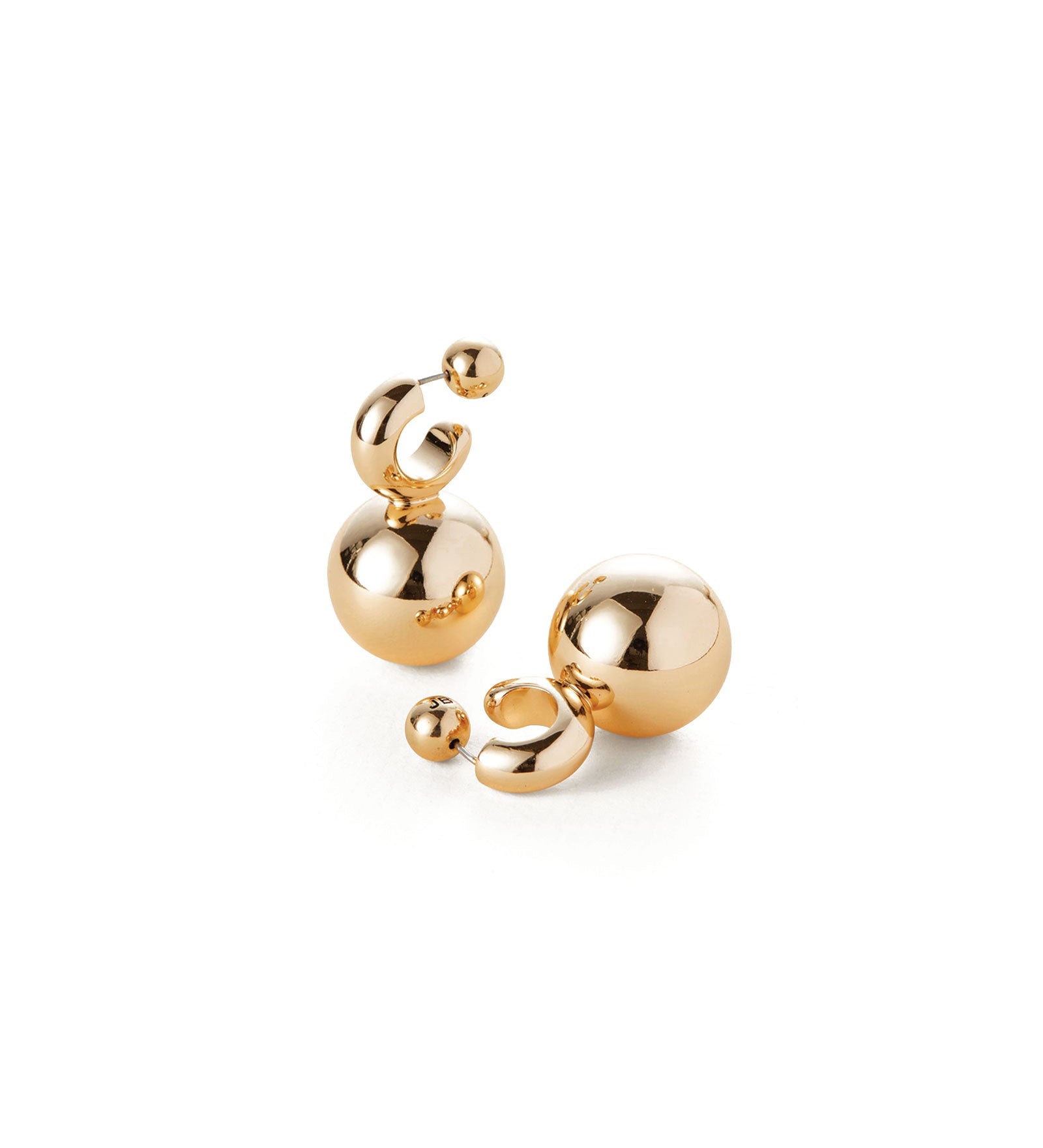 Jenny Bird-Lyra Earrings-Earrings-14k Gold Plated-Blue Ruby Jewellery-Vancouver Canada
