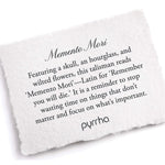 Pyrrha-Memento Mori Necklace-Necklaces-Blue Ruby Jewellery-Vancouver Canada