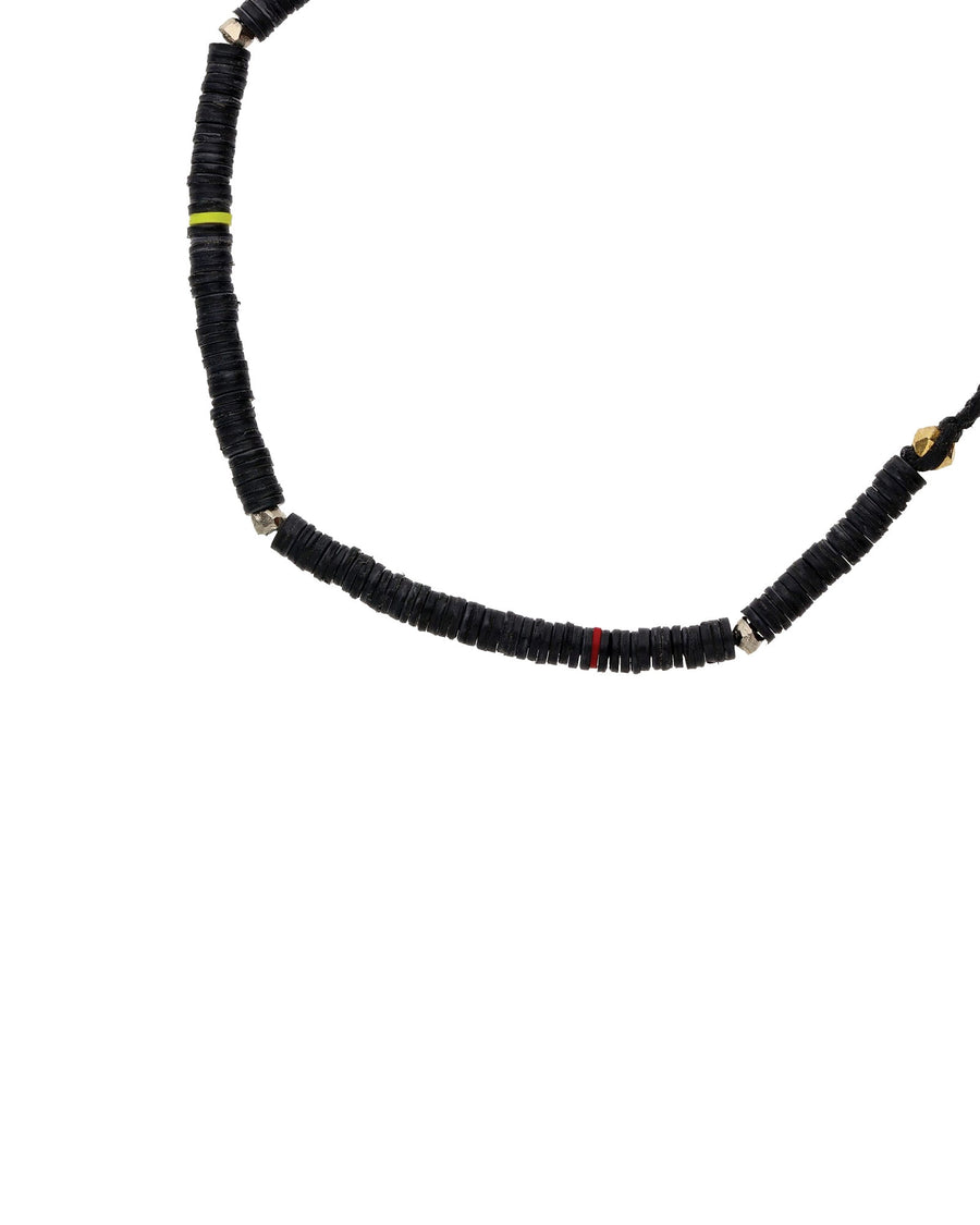 Scosha Men-Mix Beaded Braid Bracelet-Bracelets-Silver, Black-Blue Ruby Jewellery-Vancouver Canada