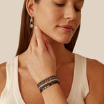 Chan Luu-Mix Naked Wrap Bracelet-Bracelets-Sterling Silver-Blue Ruby Jewellery-Vancouver Canada